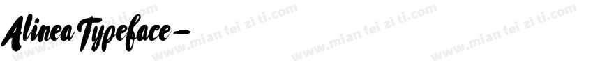 Alinea Typeface字体转换